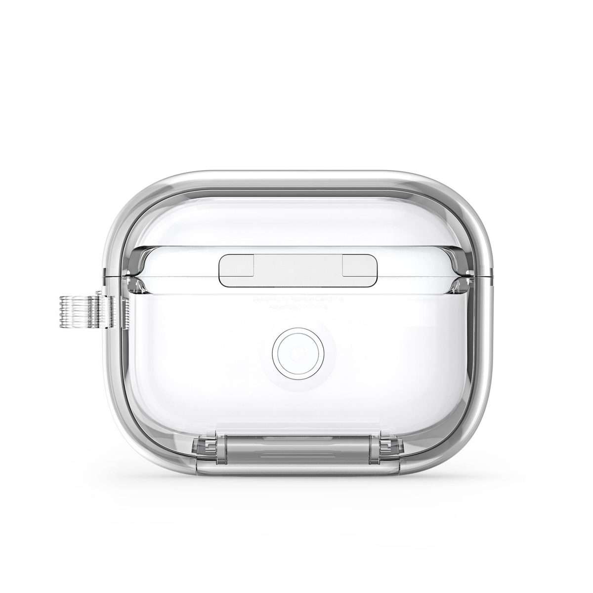 For AirPods Pro 2 DUX DUCIS PECR Series Holder & Security Lock Earphone Case(Transparent)