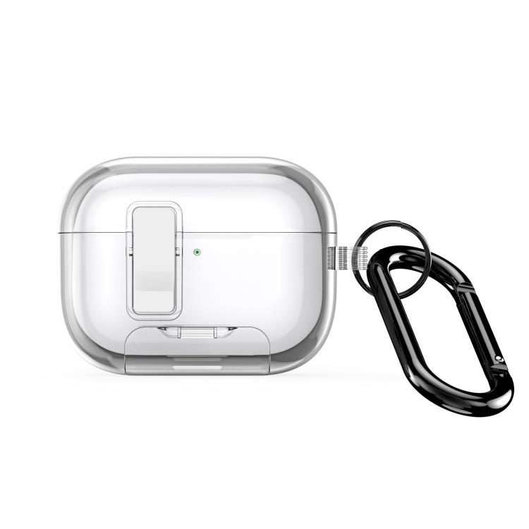 For AirPods Pro 3 DUX DUCIS PECR Series Holder & Security Lock Earphone Case(Transparent)