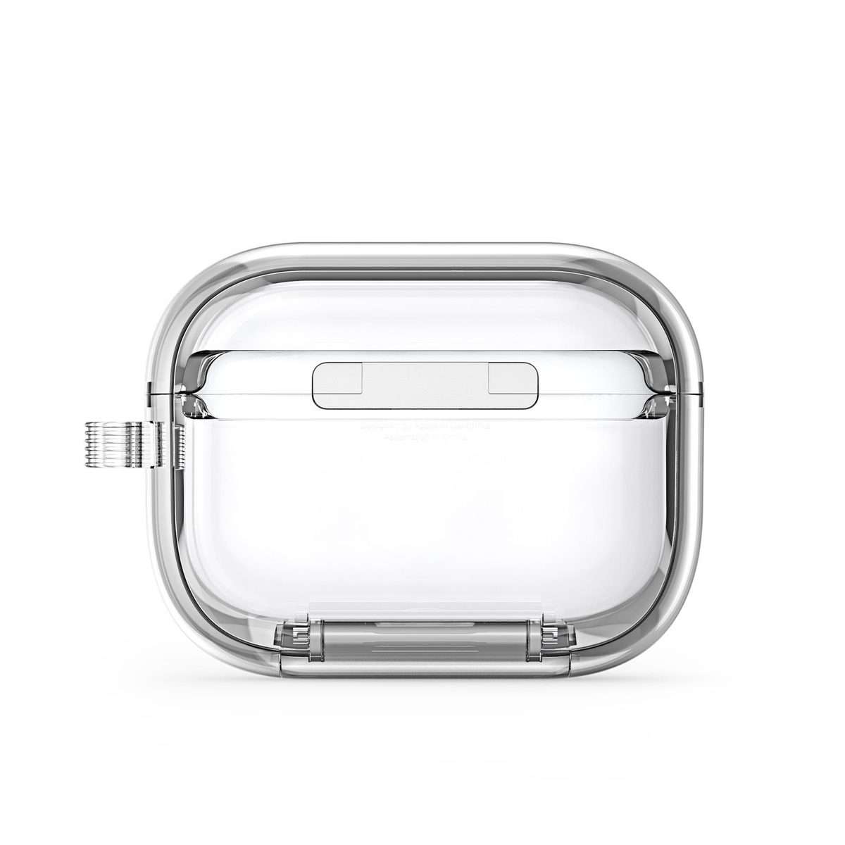 For AirPods Pro 3 DUX DUCIS PECR Series Holder & Security Lock Earphone Case(Transparent)