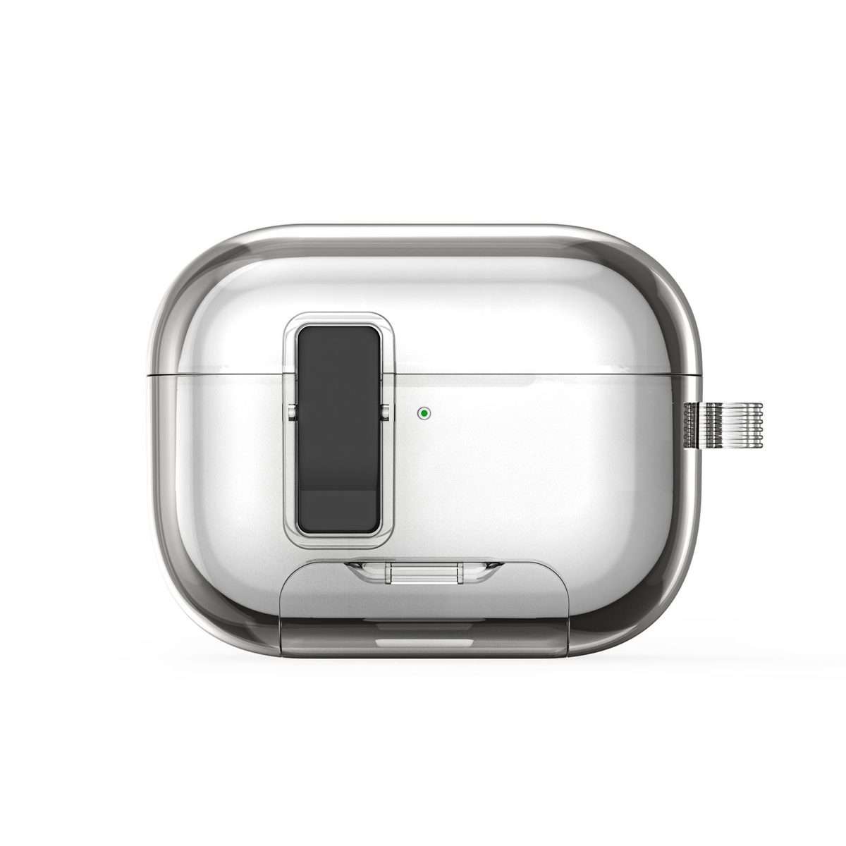 For AirPods Pro 3 DUX DUCIS PECR Series Holder & Security Lock Earphone Case(Transparent Black)