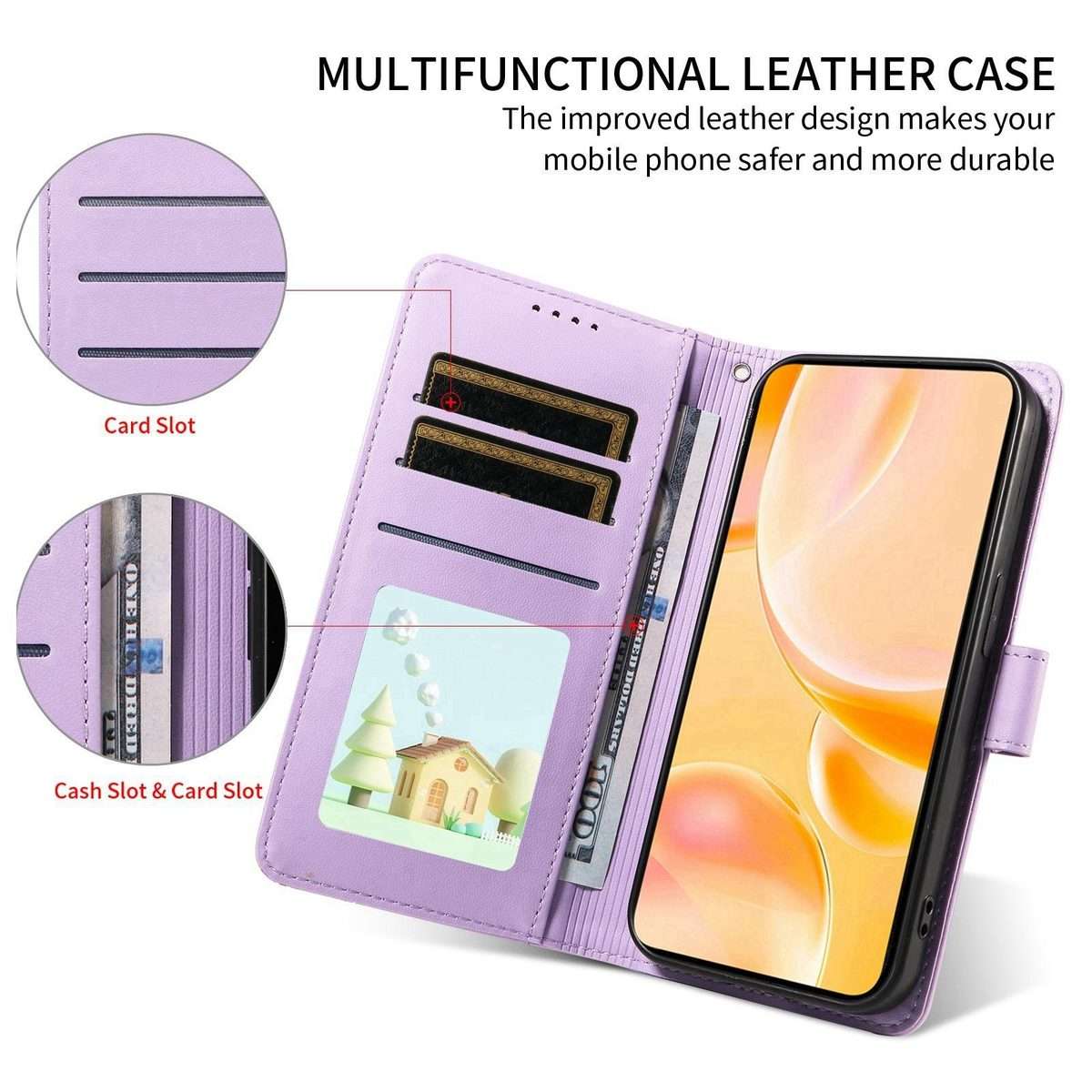 For Redmi K80 Ultra Embossed Heart Dog RFID Blocking Wallet Leather Phone Case(Purple)