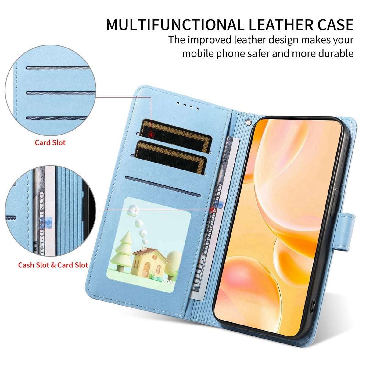 For Redmi K80 Ultra Embossed Heart Dog RFID Blocking Wallet Leather Phone Case(Sky Blue)