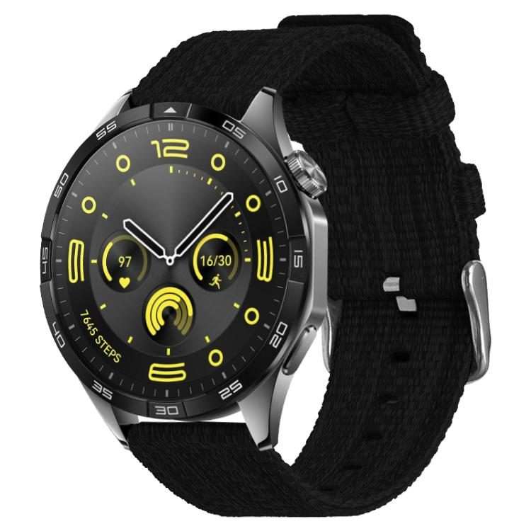 22mm xDfind Nylon Canvas Watch Band(Black)