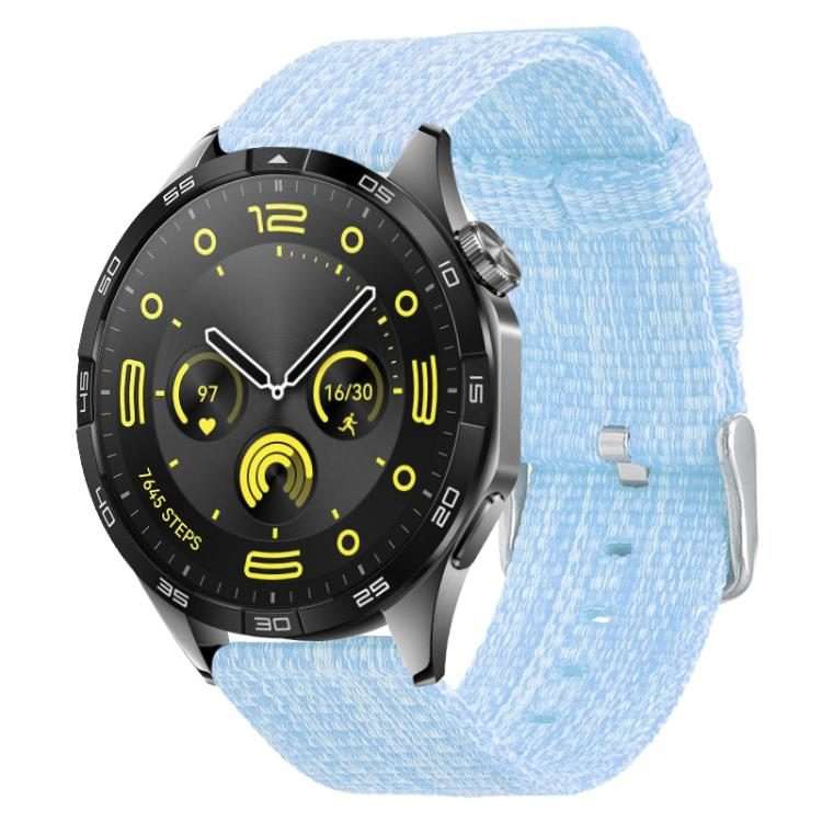 22mm xDfind Nylon Canvas Watch Band(Sky Blue)