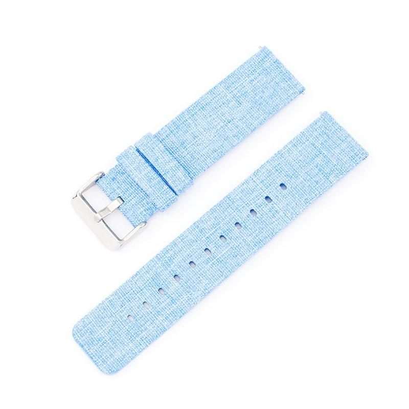 22mm xDfind Nylon Canvas Watch Band(Sky Blue)
