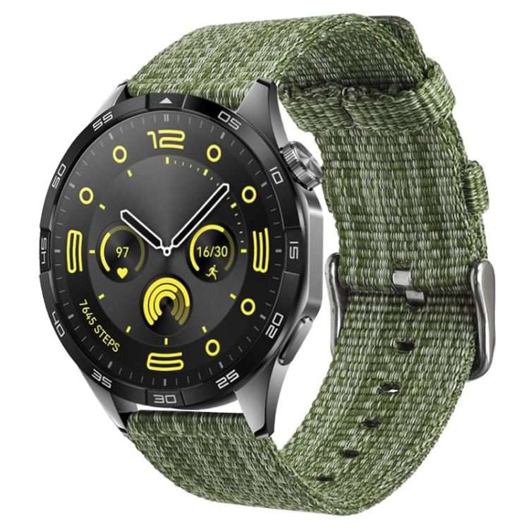 22mm xDfind Nylon Canvas Watch Band(Army Green)