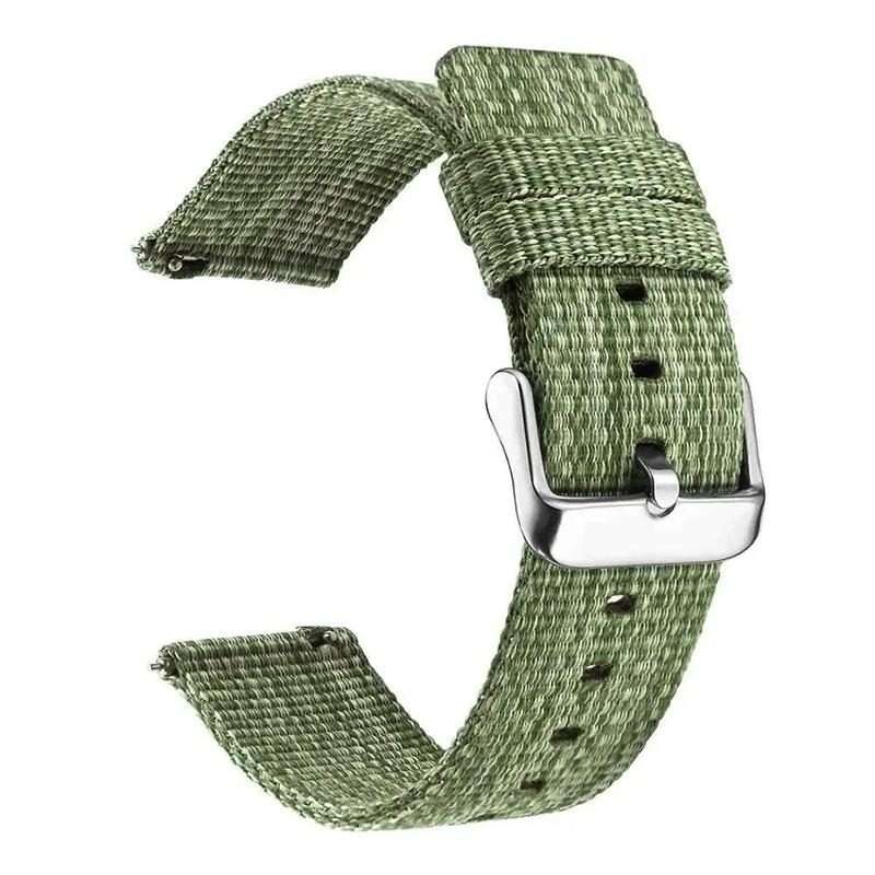 22mm xDfind Nylon Canvas Watch Band(Army Green)