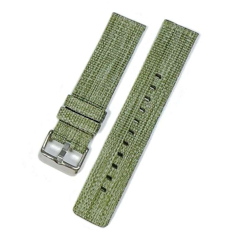 22mm xDfind Nylon Canvas Watch Band(Army Green)