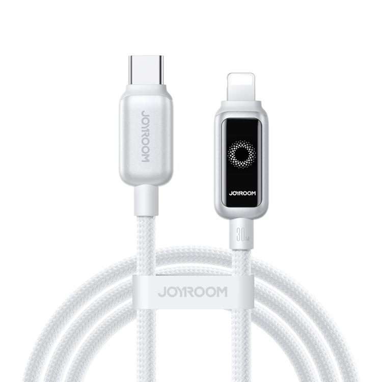 JOYROOM S-A55 StarFlight Series 30W Type-C to 8 Pin Auto Power-Off Fast Charging Data ... (White)