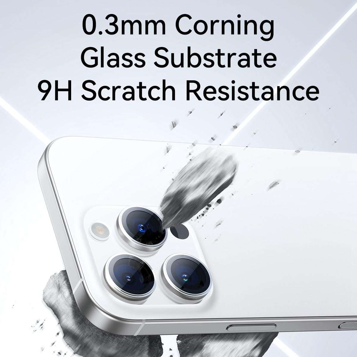 For iPhone 17 Pro / 17 Pro Max JOYROOM Knight Series 9H HD Lens Protective Film(Silver)