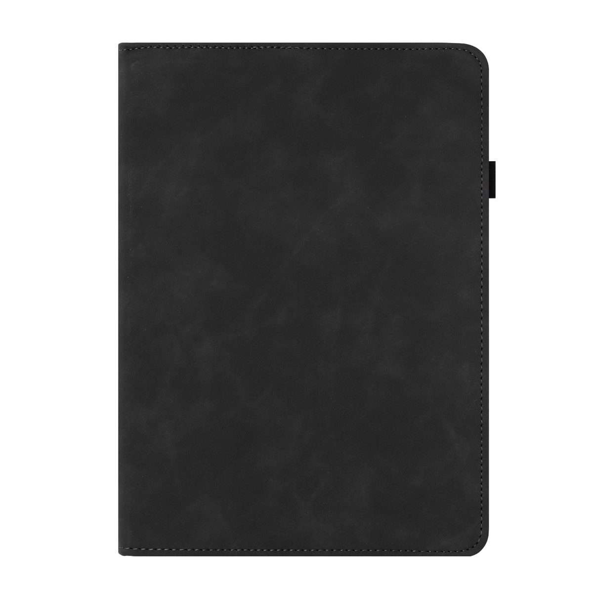For iPad 10.2 2020 / 2019 / 10.5 2019 Solid Color Rotation Holder Leather Smart Tablet Case(Black)