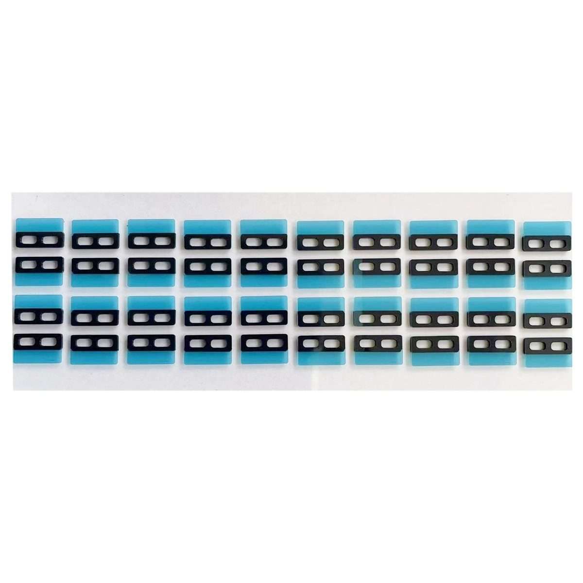 For iPhone 12 Pro Max 100 in 1 Bottom Microphone Adhesive Gaske Set