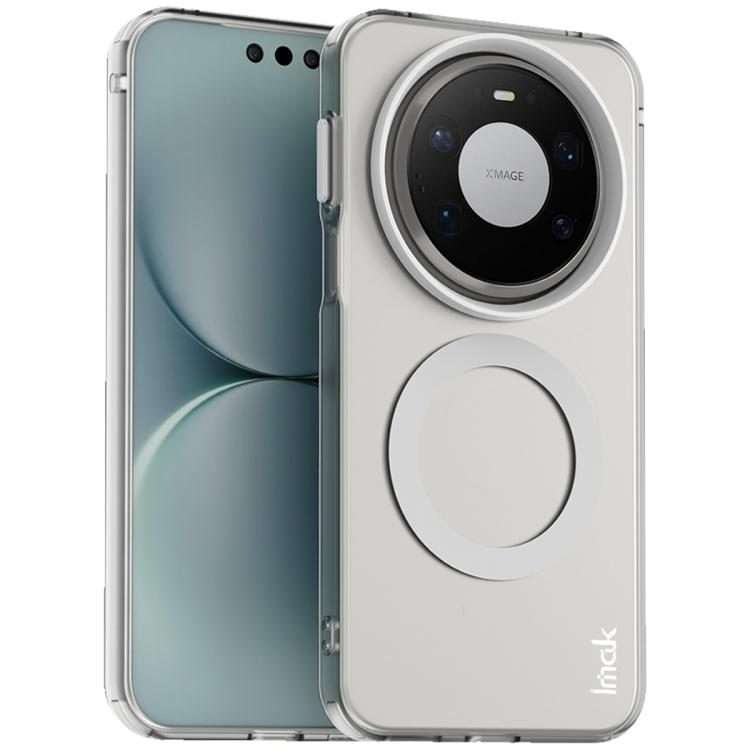 For Huawei Mate 80 Pro Max IMAK Chocolate Series TPU + PET MagSafe Phone Case(White)