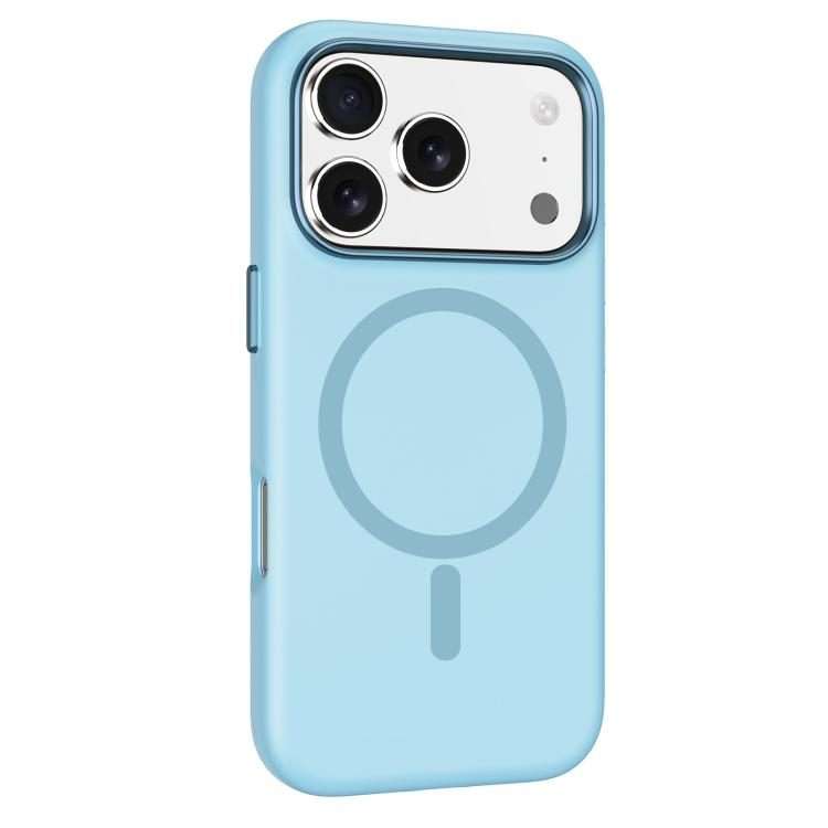 For iPhone 17 Pro Max Mutural Karen Series Liquid Silicone MagSafe Phone Case(Sky Blue)
