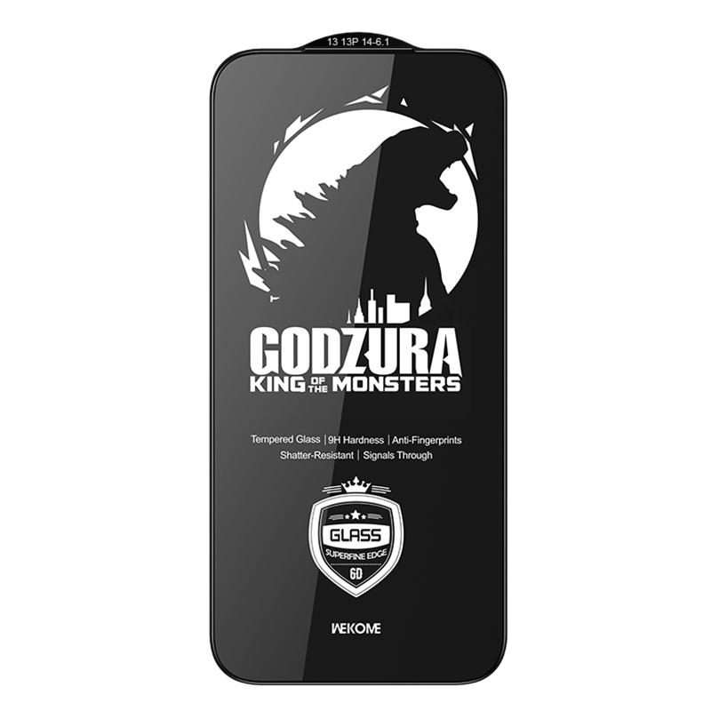 For iPhone 14 / 13 / 13 Pro WK WTP-122 6D Curved Ultra-Fine Edge HD Full-Screen ... (Transparent)