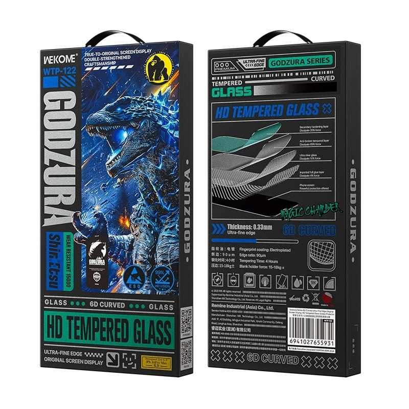 For iPhone 14 / 13 / 13 Pro WK WTP-122 6D Curved Ultra-Fine Edge HD Full-Screen ... (Transparent)