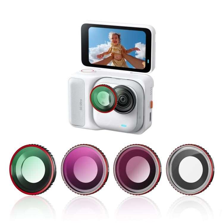 For Insta360 GO Ultra STARTRC Camera Lens Filter, Filter:4 in 1 ND32/64 UV CPL