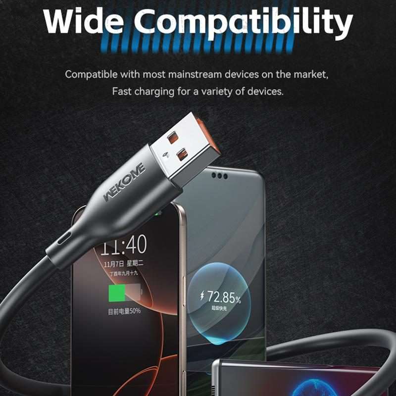 WK WDC-116i 12W USB to 8 Pin Fast Charging Data Cable, Length: 1m(White)