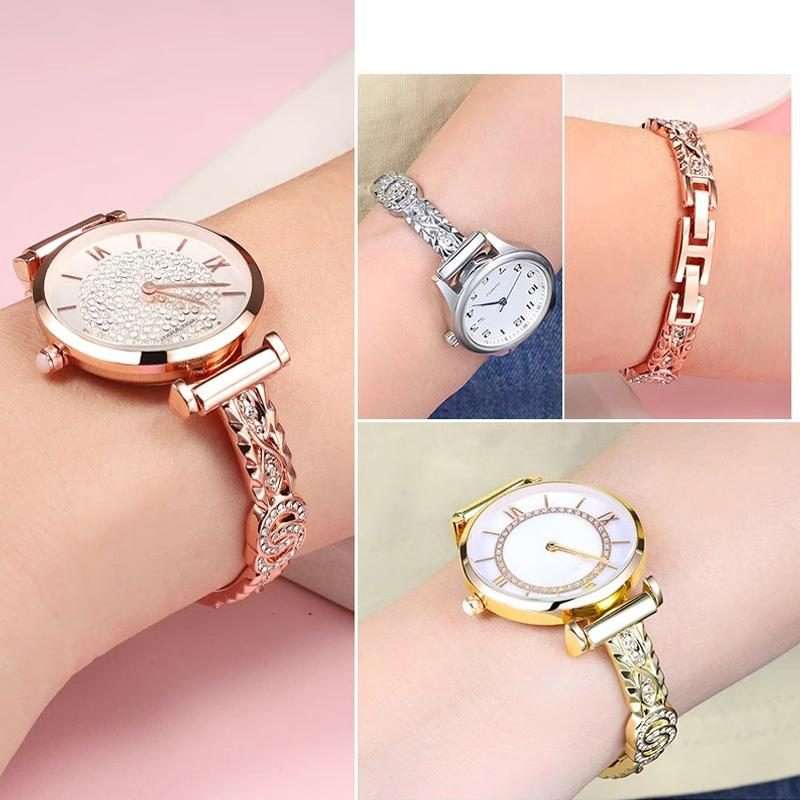 14mm xDfind Thin Bracelet Diamond Metal Stainless Steel Watch Band(Silver)