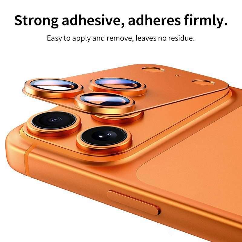 For iPhone 17 Pro Max XDcase Armor Full-Coverage Frosted Metal Camera Lens Ring Film(Black)