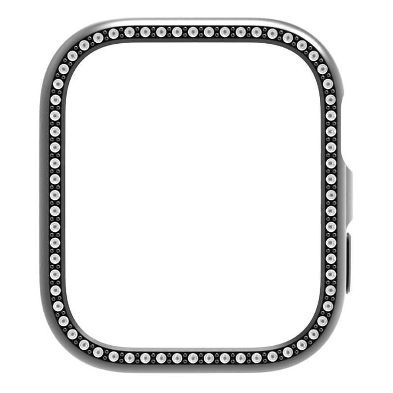For Huawei Watch Fit 4 Pro xDfind Diamond Hollow PC Watch Protective Cover(Black)