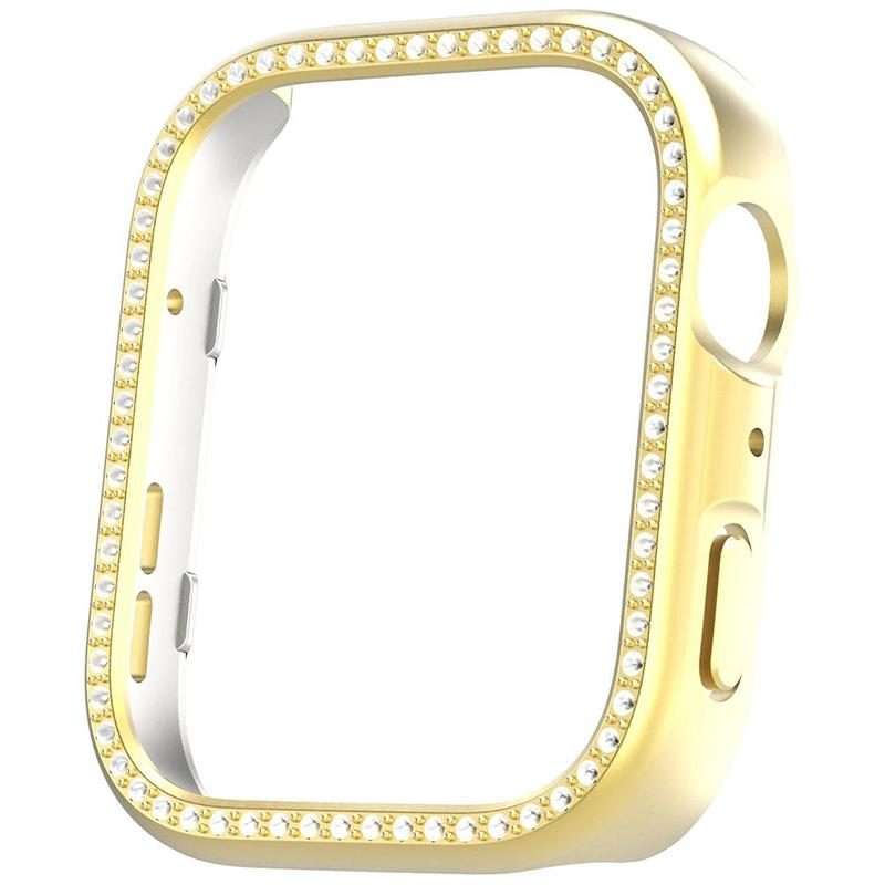 For Huawei Watch Fit 4 Pro xDfind Diamond Hollow PC Watch Protective Cover(Gold)