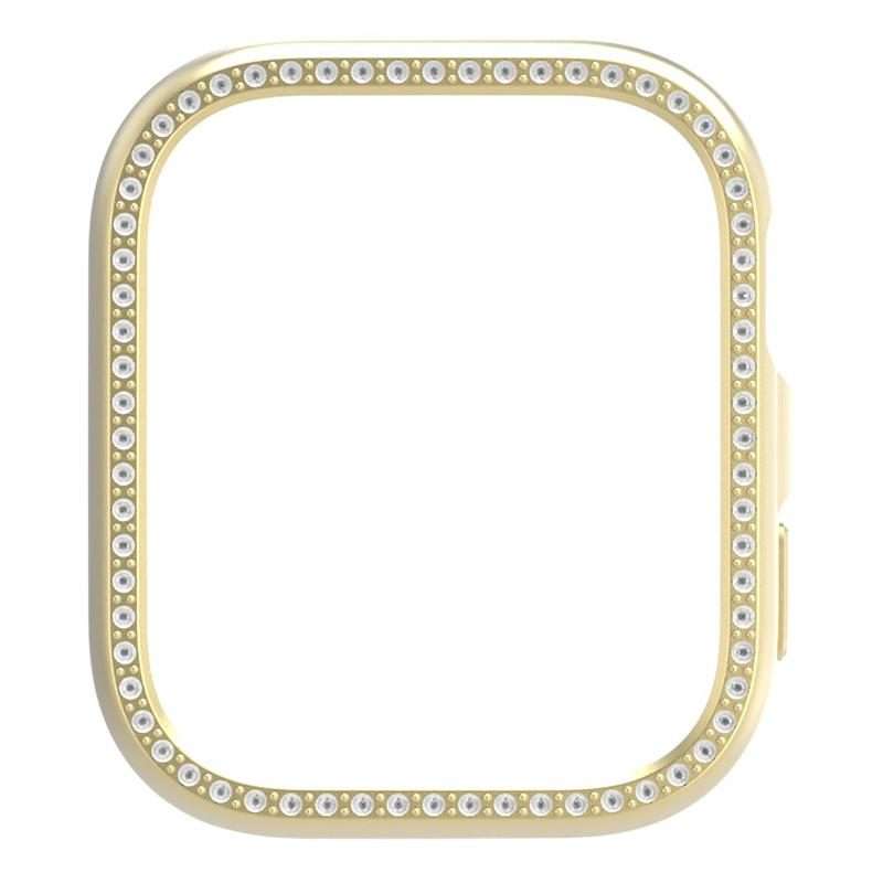 For Huawei Watch Fit 4 Pro xDfind Diamond Hollow PC Watch Protective Cover(Gold)