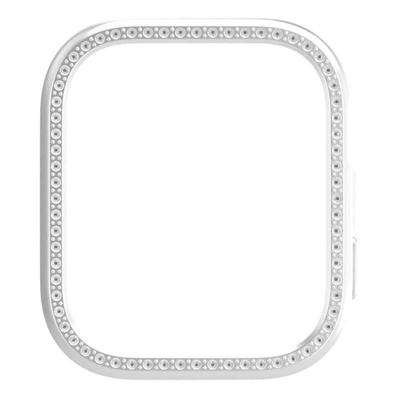 For Huawei Watch Fit 4 Pro xDfind Diamond Hollow PC Watch Protective Cover(Silver)