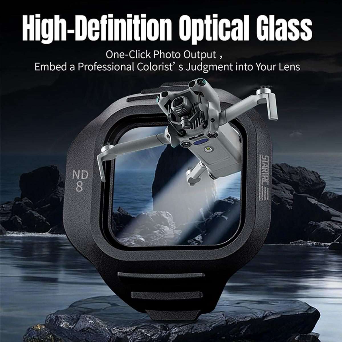 For DJI Mini 5 Pro STARTRC Camera Lens Filter, Filter:4 in 1 CPL ND8/32/128