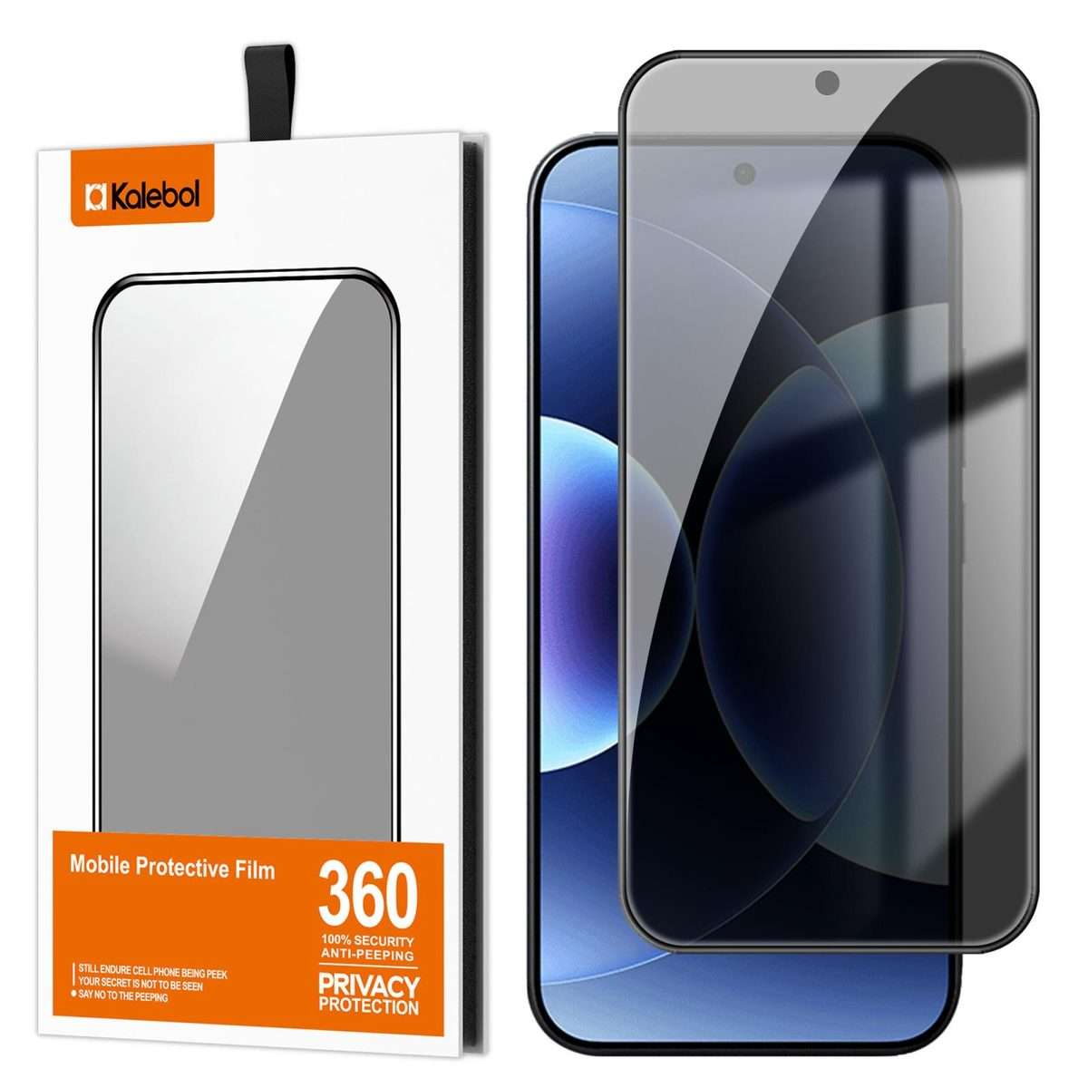 For Xiaomi 17 Pro Max Kalebol High-Aluminum Screen-Printed Full-Coverage Black-Border Privacy Temp