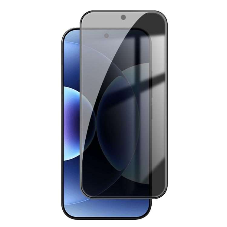 For Xiaomi 17 Pro Kalebol High-Aluminum Screen-Printed Full-Coverage Black-Border Privacy Tempered