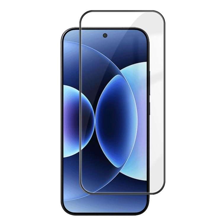 For Xiaomi 17 Pro Max Kalebol High-Aluminum Screen-Printed Full-Coverage Anti-Fingerprint Black-Bo