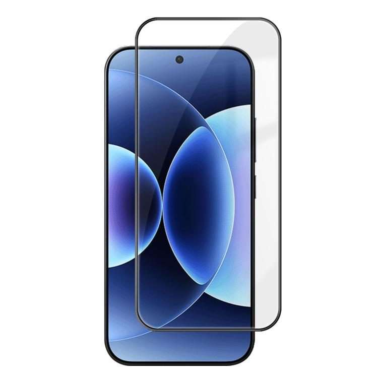 For Xiaomi 17 Pro Kalebol High-Aluminum Screen-Printed Full-Coverage Anti-Fingerprint Black-Border