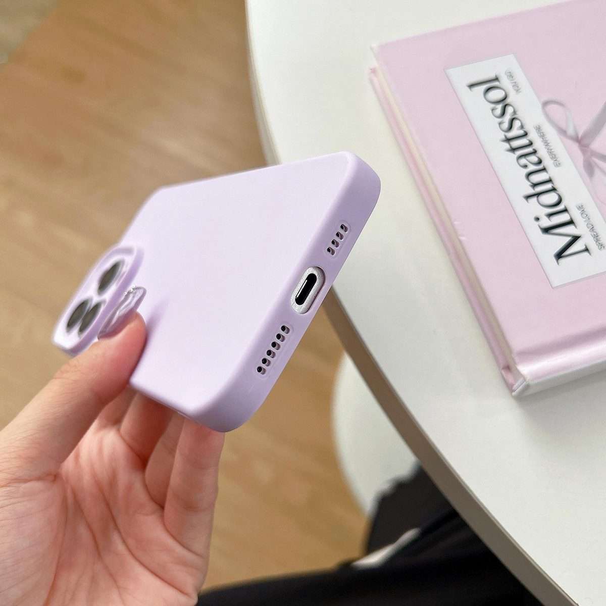 For iPhone 11 Pro Max Precision Hole Camera Frame Solid Color Phone Case(Yellow)