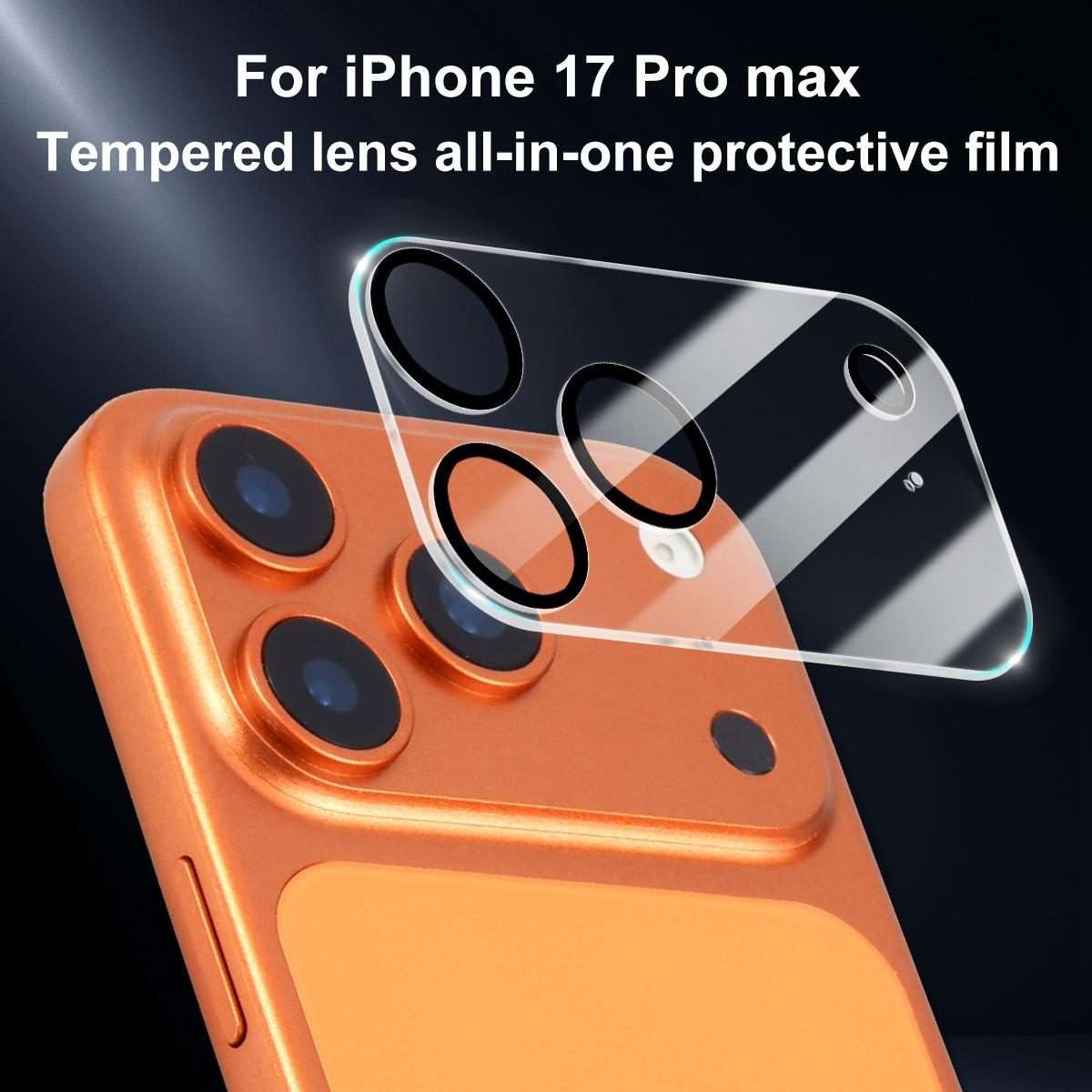 For iPhone 17 Pro Max XDcase Silkscreen Integrated Tempered Glass Back Camera Film