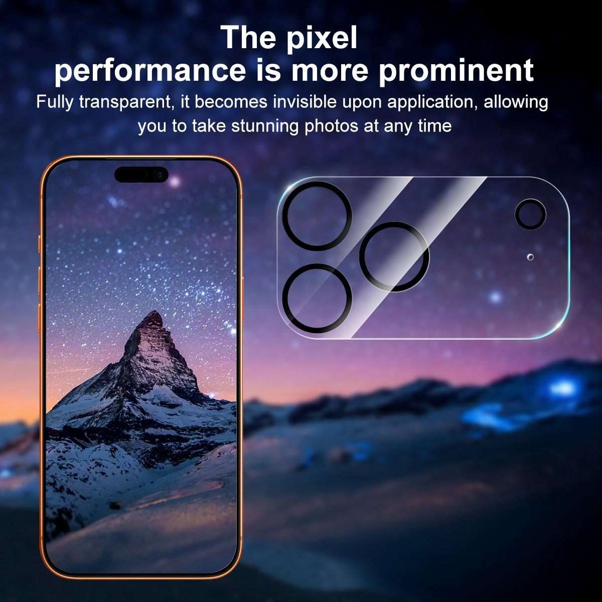 For iPhone 17 Pro Max XDcase Silkscreen Integrated Tempered Glass Back Camera Film