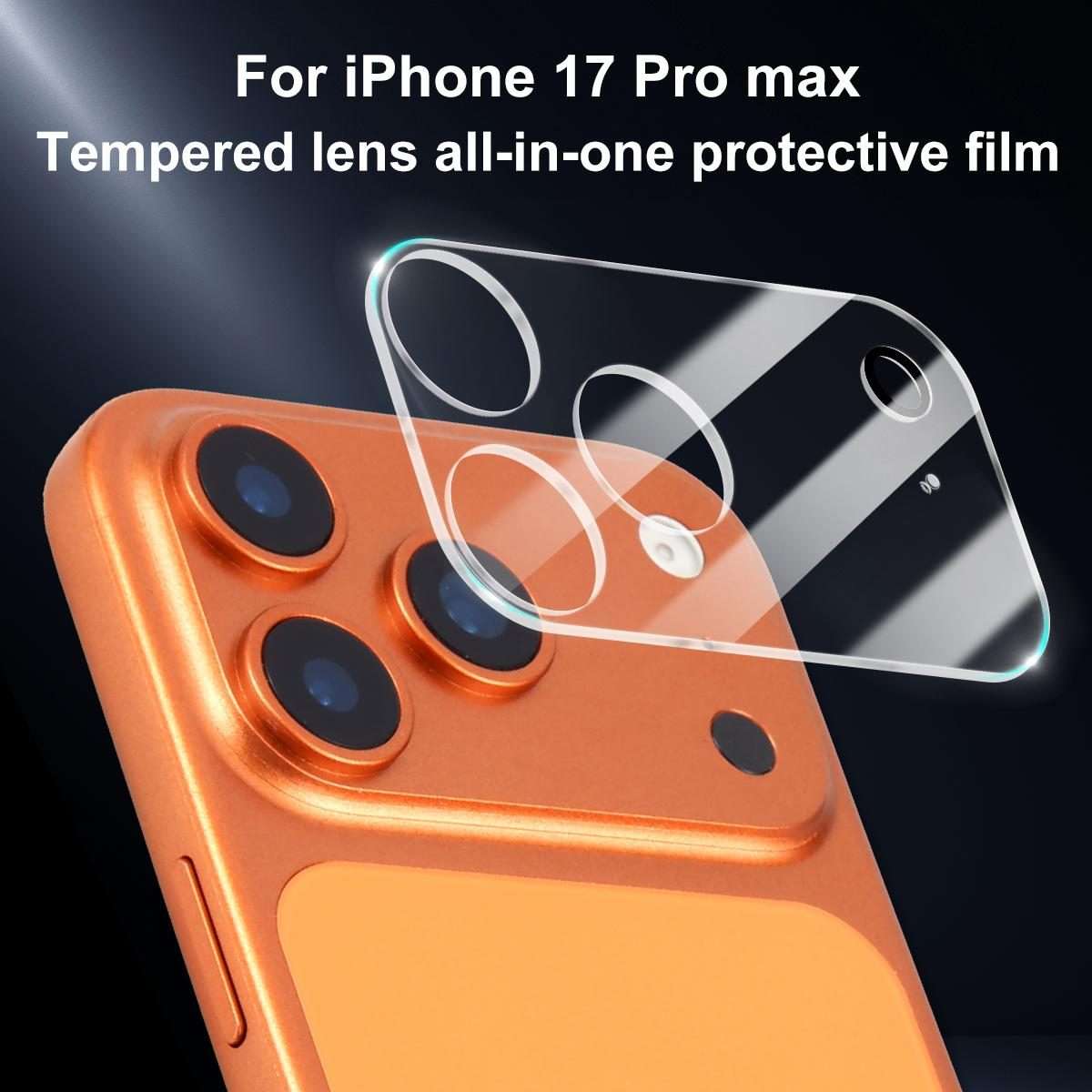 For iPhone 17 Pro Max XDcase Transparent Integrated Tempered Glass Camera Film