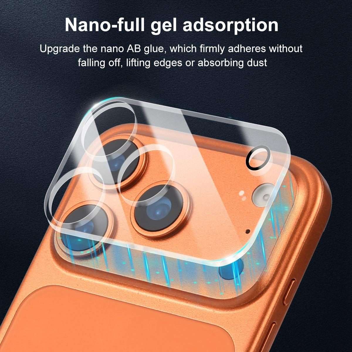 For iPhone 17 Pro Max XDcase Transparent Integrated Tempered Glass Camera Film