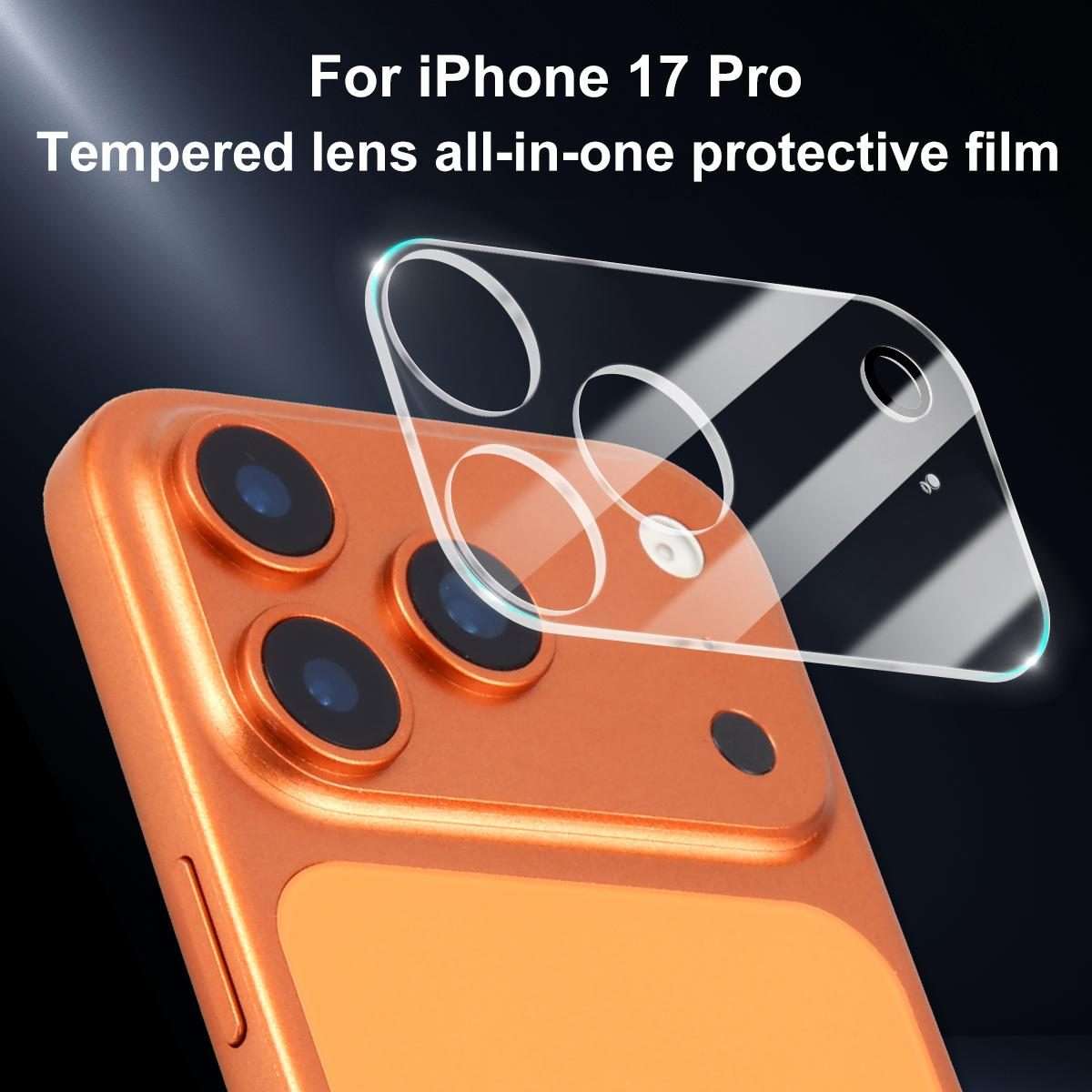 For iPhone 17 Pro XDcase Transparent Integrated Tempered Glass Camera Film