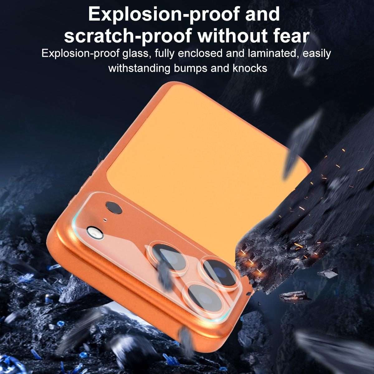 For iPhone 17 Pro XDcase Transparent Integrated Tempered Glass Camera Film