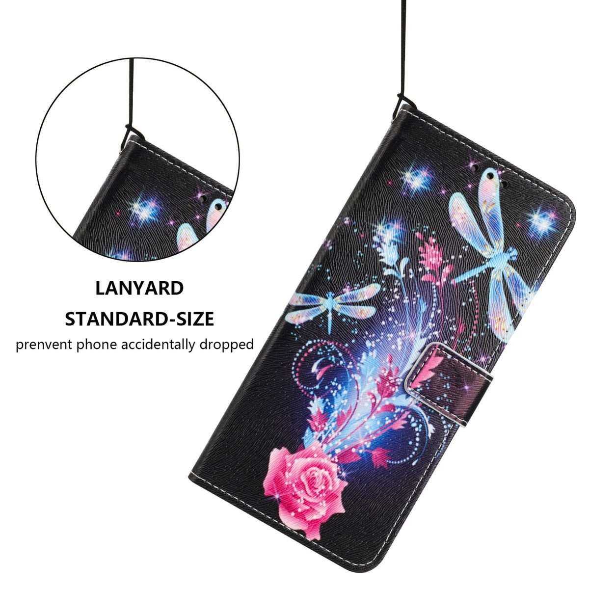 For Xiaomi 15T Pro 5G Color Drawing Pattern Leather Phone Case(Dragonfly)