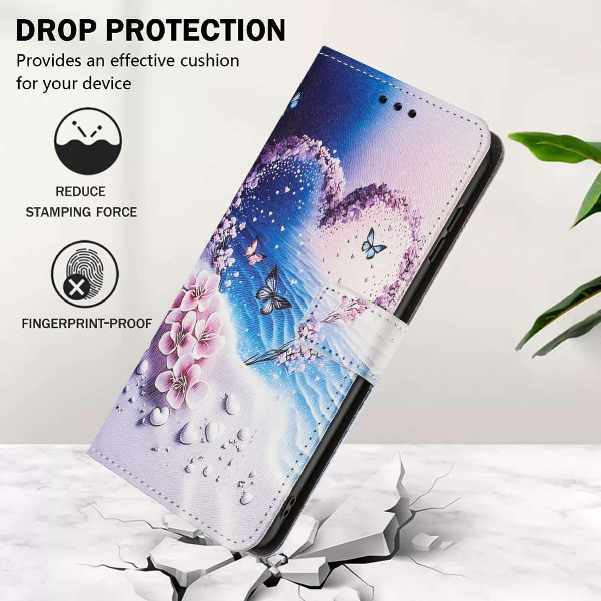 For Xiaomi 15 Pro Color Drawing Pattern Leather Phone Case(Love Butterfly)