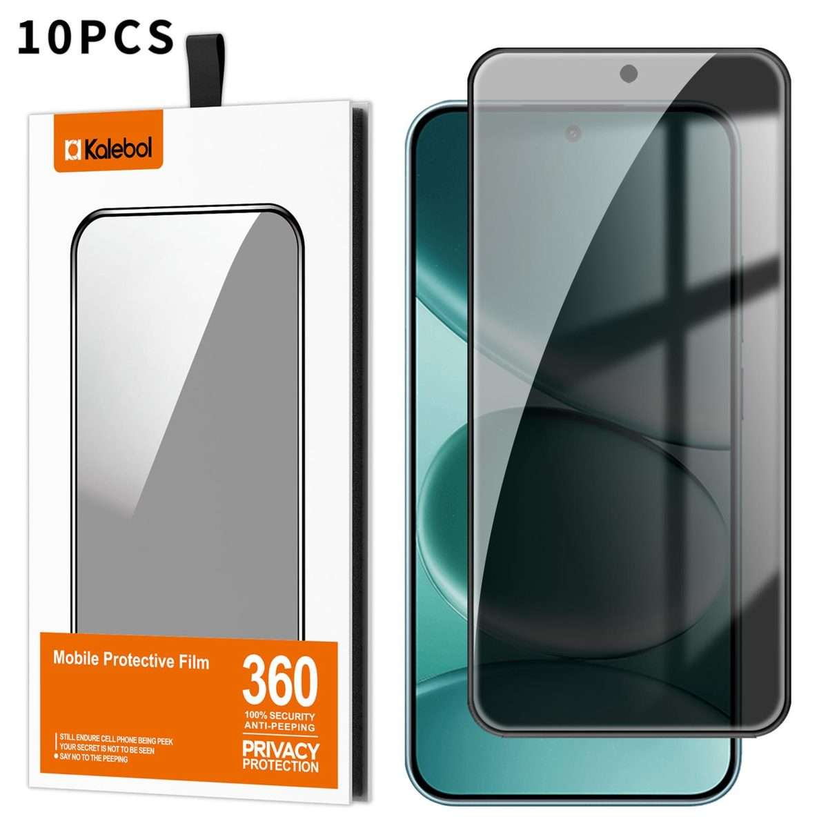 For Redmi Note 15 Pro 5G Global 163.6mm 10pcs Kalebol High-Aluminum Screen-Printed Full-Coverage B