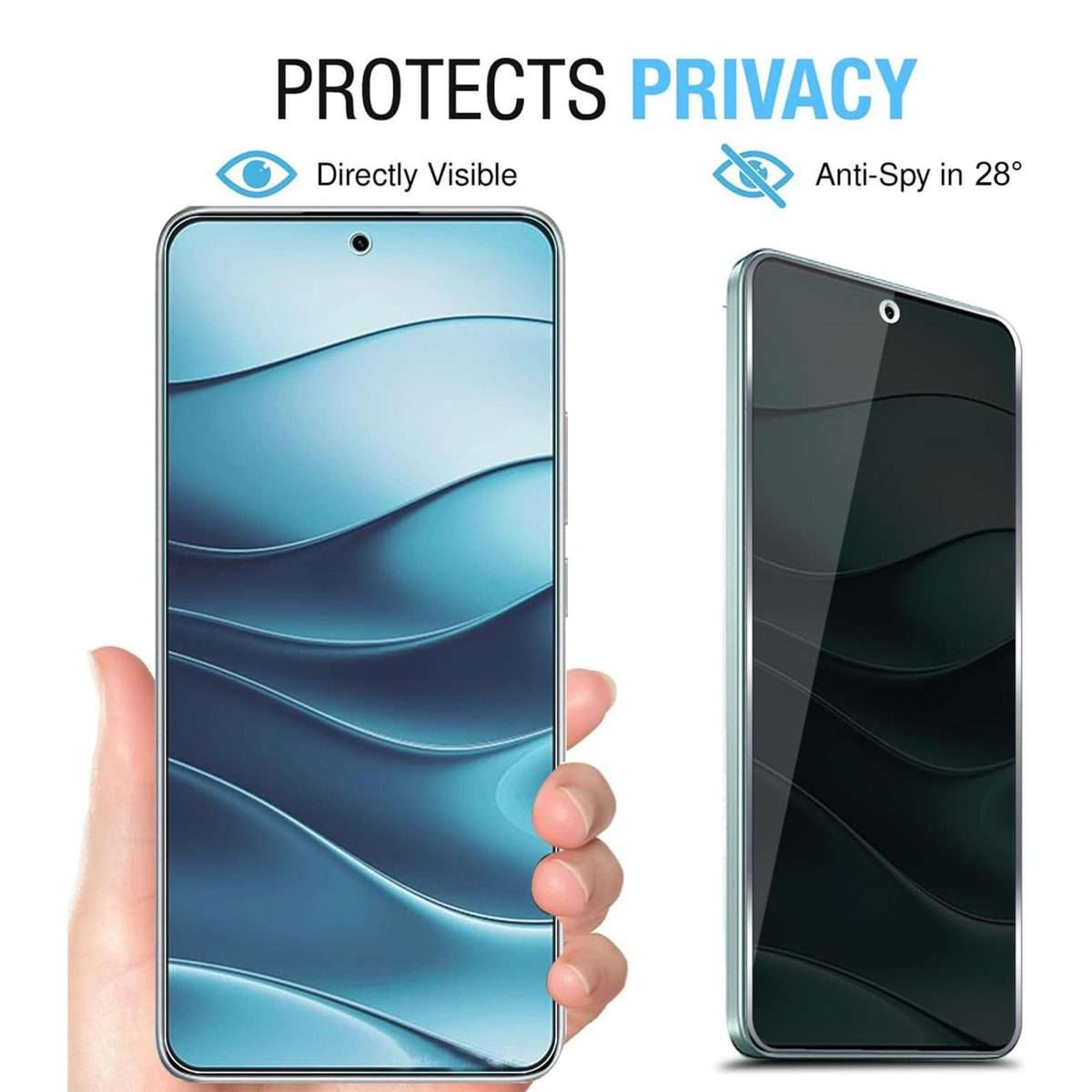 For Redmi K90 10pcs Kalebol High-Aluminum Screen-Printed Full-Coverage Black-Border Privacy Temper