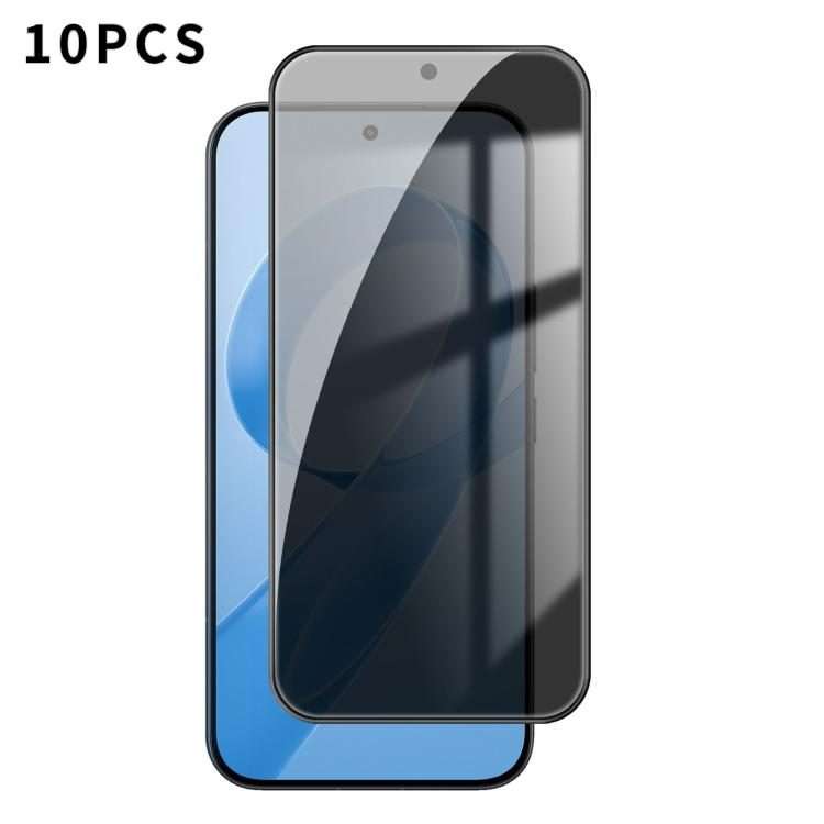 For Redmi K90 Pro Max 10pcs Kalebol High-Aluminum Screen-Printed Full-Coverage Black-Border Privac