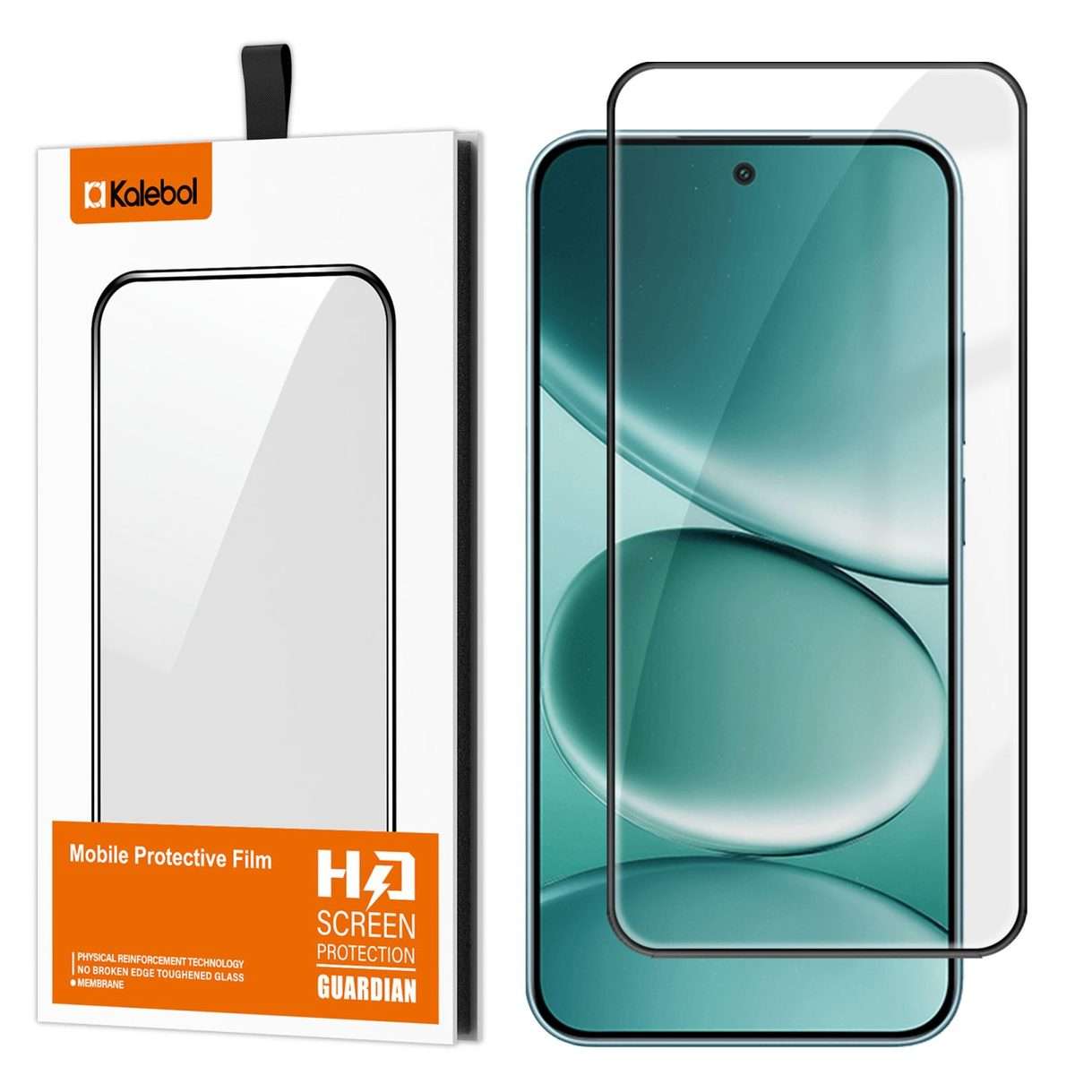For Redmi Note 15 Pro 5G Global 163.6mm Kalebol High-Aluminum Screen-Printed Full-Coverage Anti-Fi