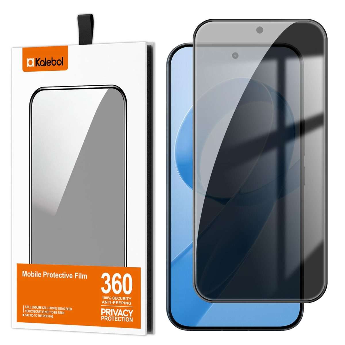 For Redmi K90 Pro Max Kalebol High-Aluminum Screen-Printed Full-Coverage Black-Border Privacy Temp