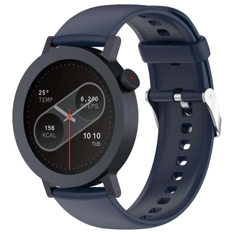 For Nothing CMF Watch 3 Pro / Watch Pro2 22mm xDFind Solid Color Silicone Watch Band(Navy Blue)