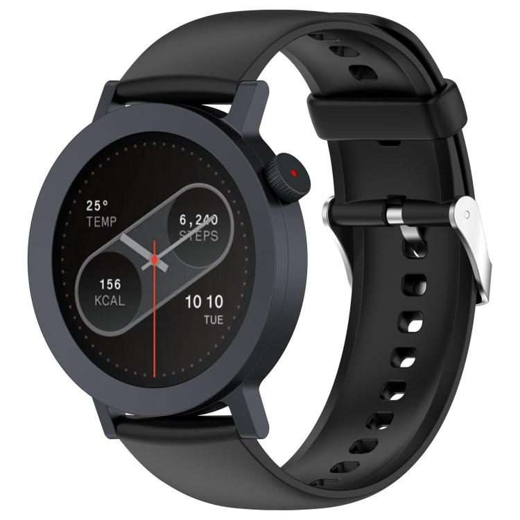 For Nothing CMF Watch 3 Pro / Watch Pro2 22mm xDFind Solid Color Silicone Watch Band(Black)