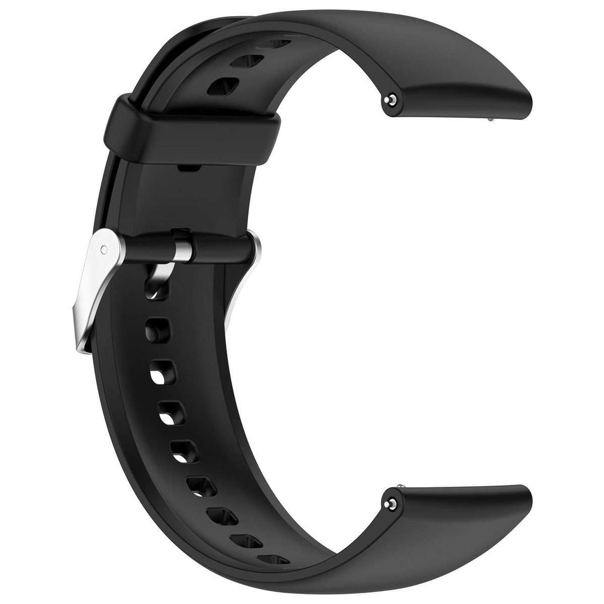 For Nothing CMF Watch 3 Pro / Watch Pro2 22mm xDFind Solid Color Silicone Watch Band(Black)